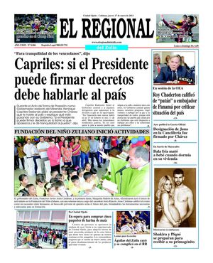 El Regional del Zulia 17-01-2013