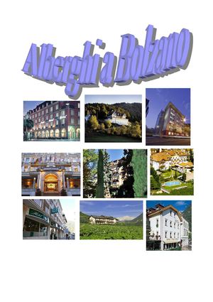 Alberghi e ristoranti a Bolzano