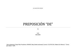 PREPOSICIÓN DE -1