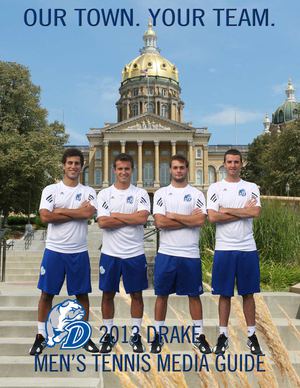 2013 Drake Men's Tennis Media Guide
