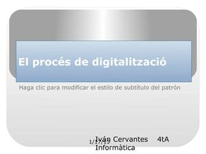 La digitalització