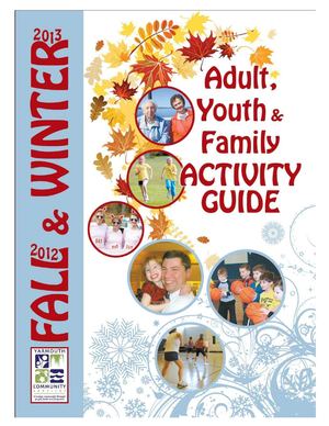 YCS Fall 2012 - Winter 2013 Activity Guide