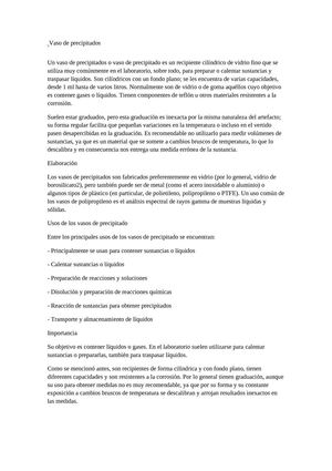 vaso precipitado
