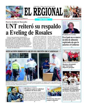 El Regional del Zulia 18-01-2013