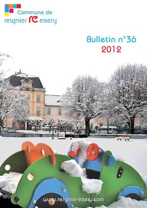 Bulletin Municipal N°36 - 2012