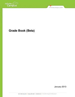 Gradebook Beta