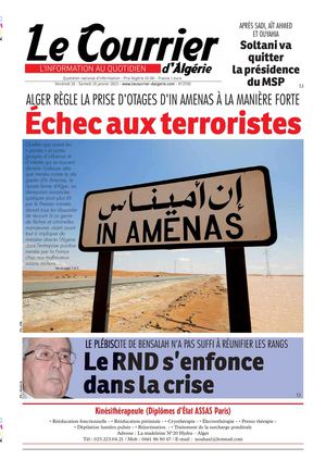 Courrier d'Algérie du 19/01
