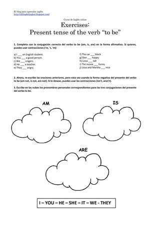 Verb To Be exercises 1