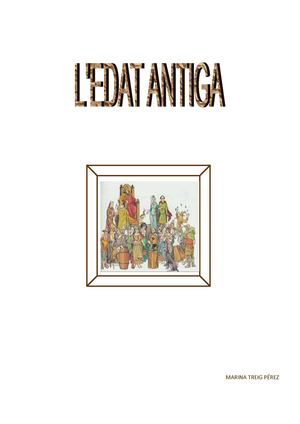 L'EDAT ANTIGA per Marina Treig