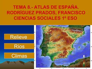 TEMA 8.- ATLAS DE ESPAÑA 1
