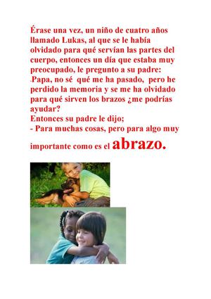 Cuento las partes del cuerpo