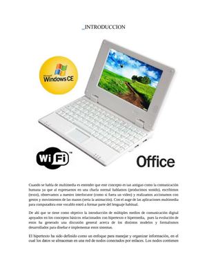 ENSAYO SOBRE MULTIMEDIA, HIPERTEXTOS Y HIPERMEDIA