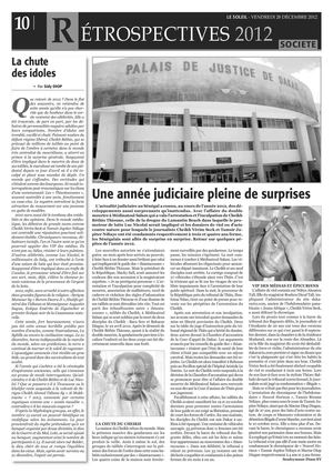 Revue de l'année 2012
