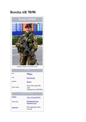 Beretta AR 70