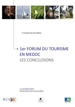 Bilan du forum du tourisme en Médoc - 5 novembre 2012