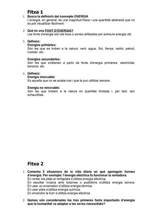 Treball Faig: Producció i consum d'energia