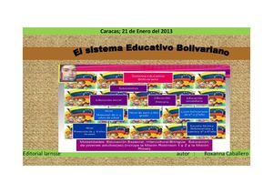 SISTEMA EDUCATIVO BOLIVARIANO
