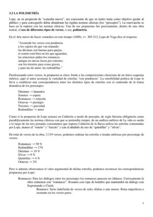 La vida es sueño. Cápsula 02. Polimetría