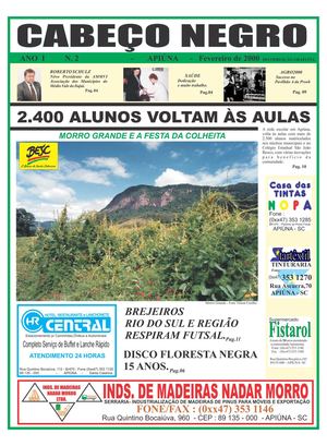 Jornal Cabeço Negro - Edição 002