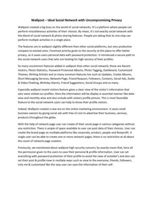 Wallpost-New Entry on Social Network Family