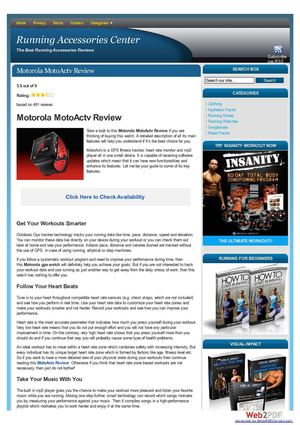 Motorola MotoActv Review