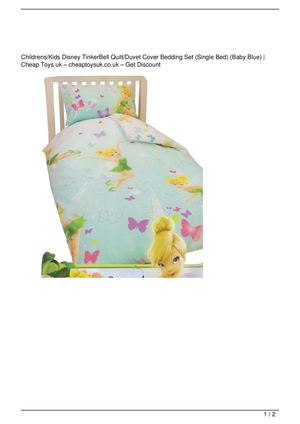 tinkerbell duvet