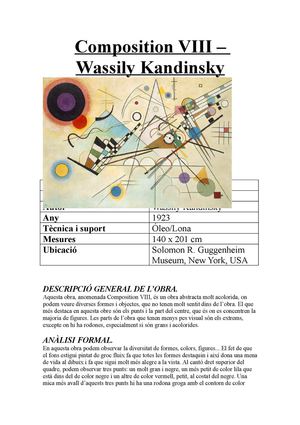 Composition VIII - Wassily Kandinsky