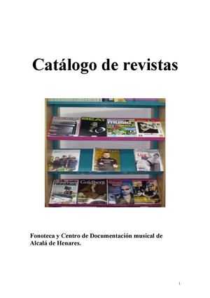 catalogo revistas
