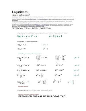 logaritmos 