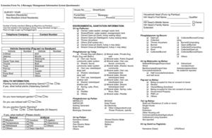 Barangay Information Form
