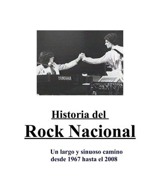LA HISTORIA DEL ROCK NACIONAL 