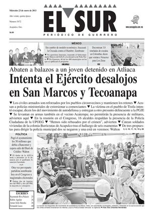El Sur 23 de enero de 2013