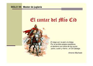 Introducción al Poema de Mio Cid