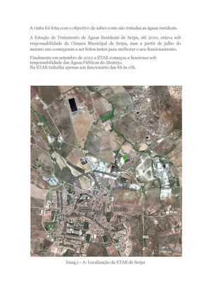 Visita a ETAR de Serpa