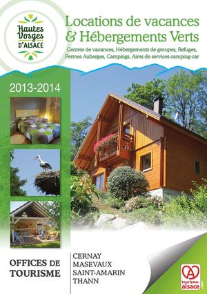 Guide des Locations de vacances et hébergements verts des Hautes Vosges d'Alsace