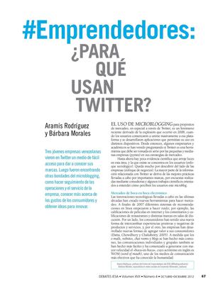 #Emprendedores: ¿para qué usan Twitter?