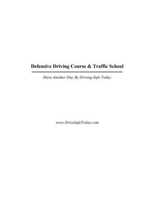 Defensive Driving Course