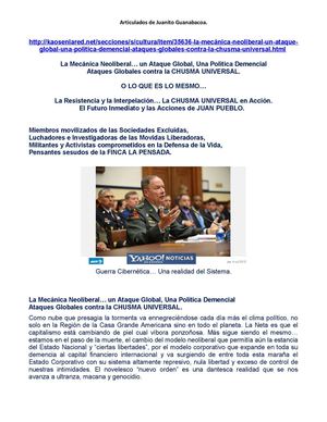 28 oct 2012 II Ataques Globales contra Sitios Alternativos