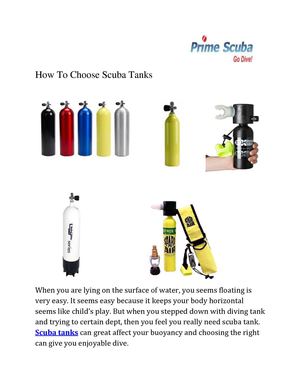 Scuba Tanks