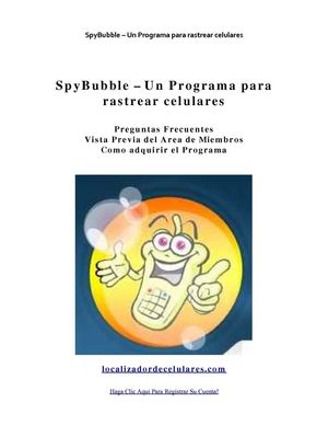 Spybubble - Un Programa para rastrear Celulares