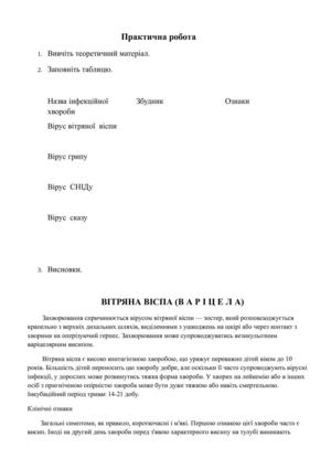 практична робота 10 клас біологія