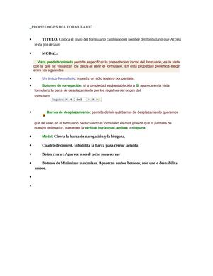 Propiedades de los formularios