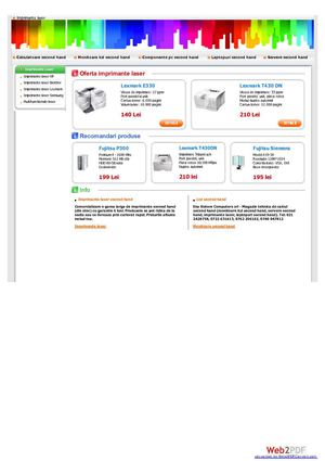 Imprimante Laser Second Hand Lexmark