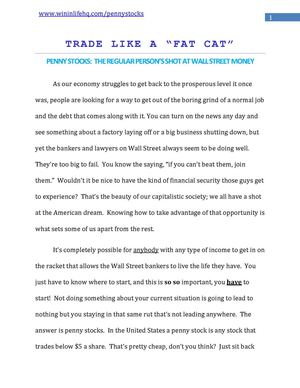 Everything you need to know about Penny Stocks