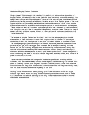 Twitter Followers, how do i get them?]