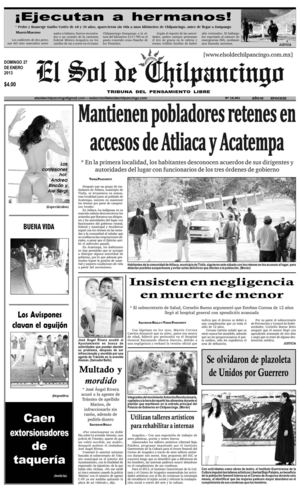 El Sol de Chilpancingo - 27 Enero 2013