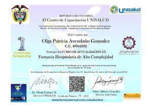 OLGA PATRICIA AVENDAÑO GONZALEZ 12201340044302