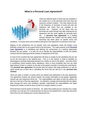 Personal Loan Agreement