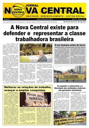 Jornal Nova Central - Edição - Janeiro/Fevereiro 2013 - Em Português