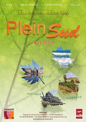 Catalogue vacances adaptées plein sud